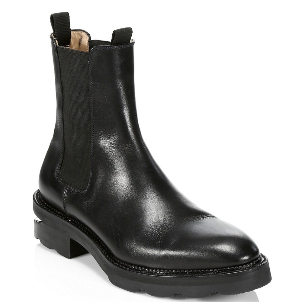 Alexander wang Andy Cut-Out Leather Chelsea Boots